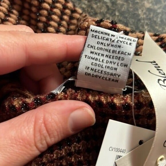 Carmen Marc Valvo Viscose Blend Textured Cardigan - NWT - Picture 11 of 11